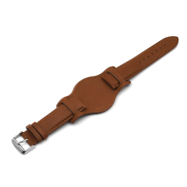 Genuine Leather Watchband 18mm 20mm 22mm Replacement Soft Watch Strap Coffee Black Brown Men Wrist Bracelets Sport Watches