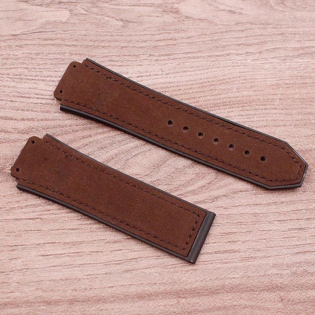 Watch Accessories Matte Leather Watch Strap For HUBLOT Hublot Big Bang Silicone Strap Women's Watch Men's Band