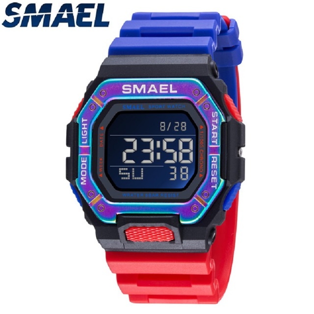 Sports Watches Man SMAEL Brand LED Watch Waterproof Military Digital Square Wristwatches Relogio Masculino Men Digital Watch