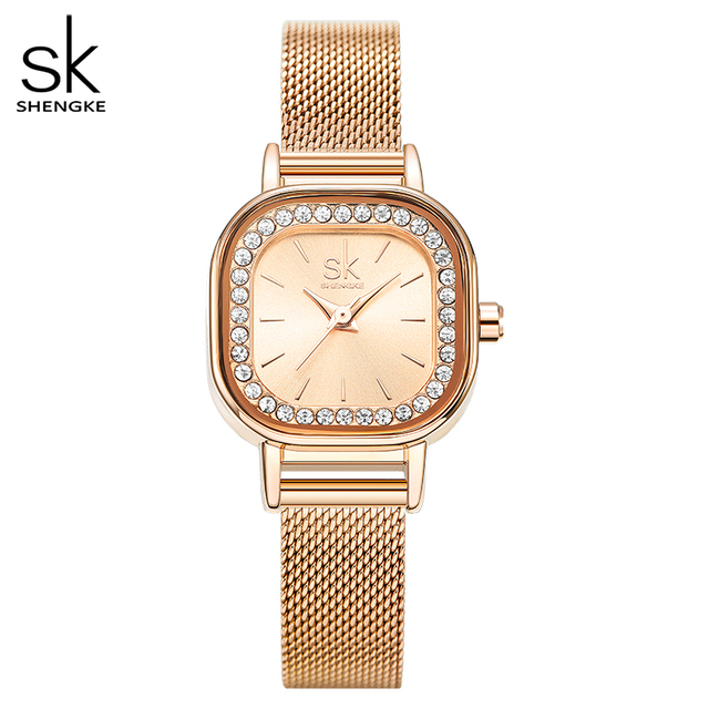 Business men watches birthday gift ladies wristwatch quartz crystals minimalist style rhinestone square dial dress accessories