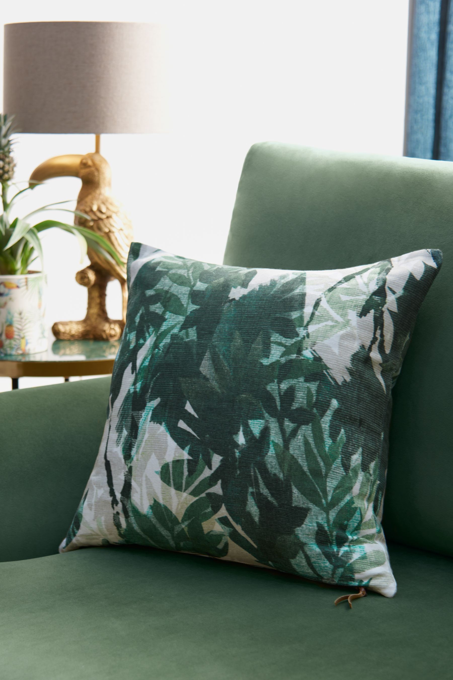 Velvet Leaf Cushion