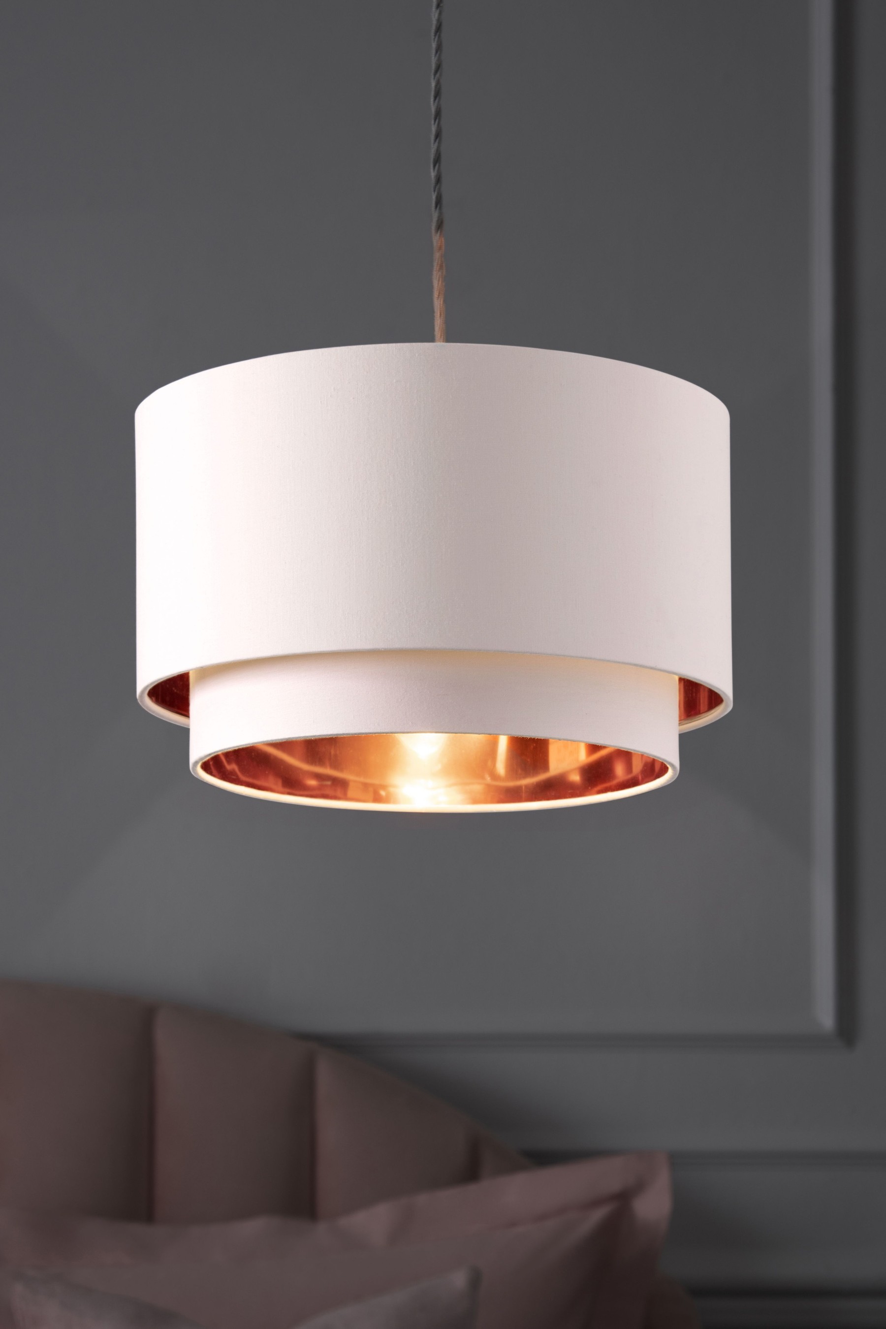 Rico 2 Tier Easy Fit Lamp Shade