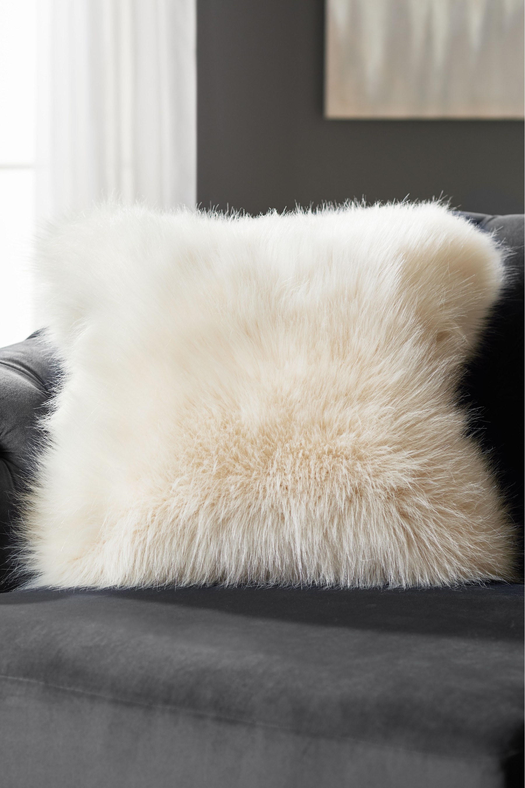 Arctic Cosy Faux Fur Cushion