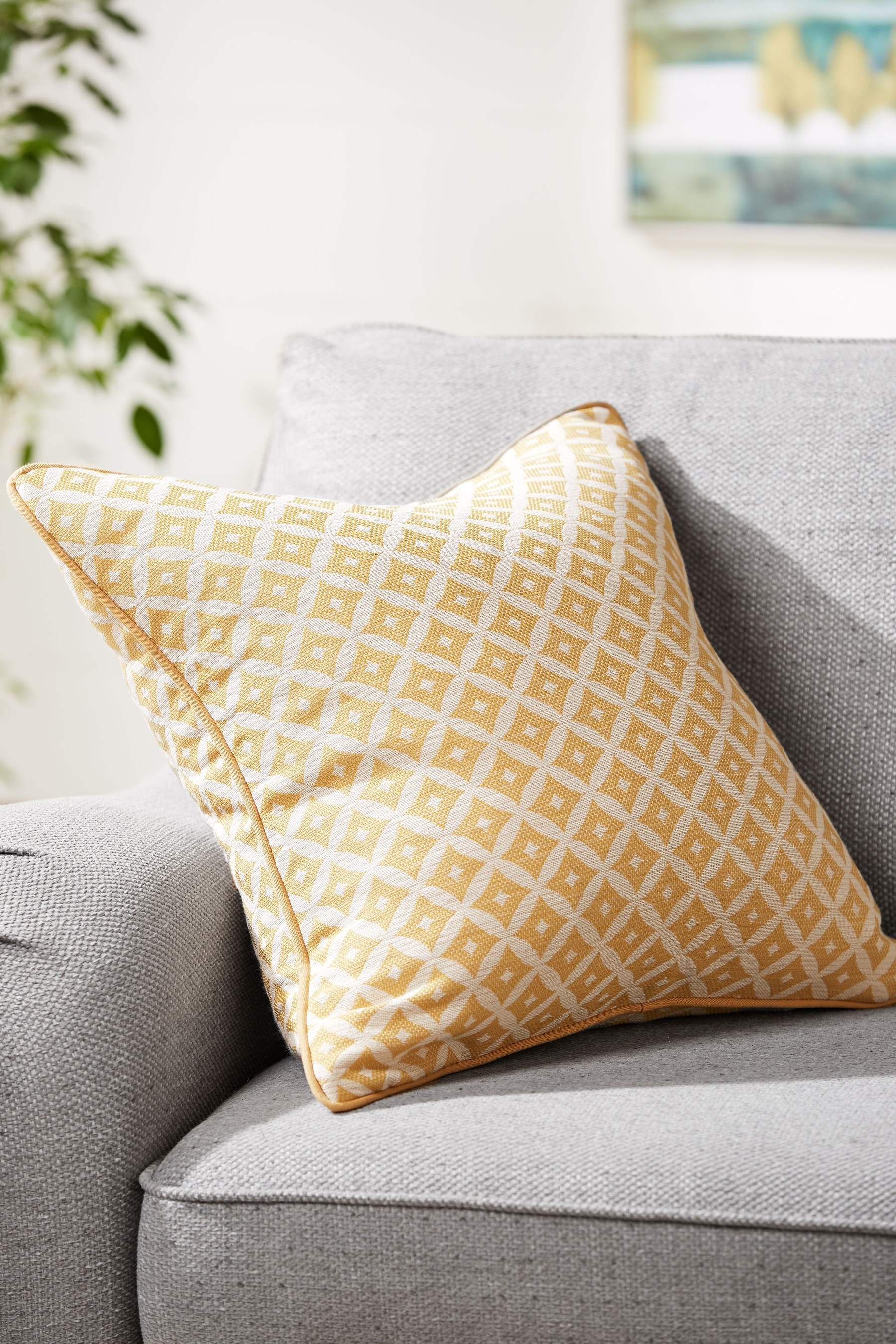 Dawson Woven Geo Cushion