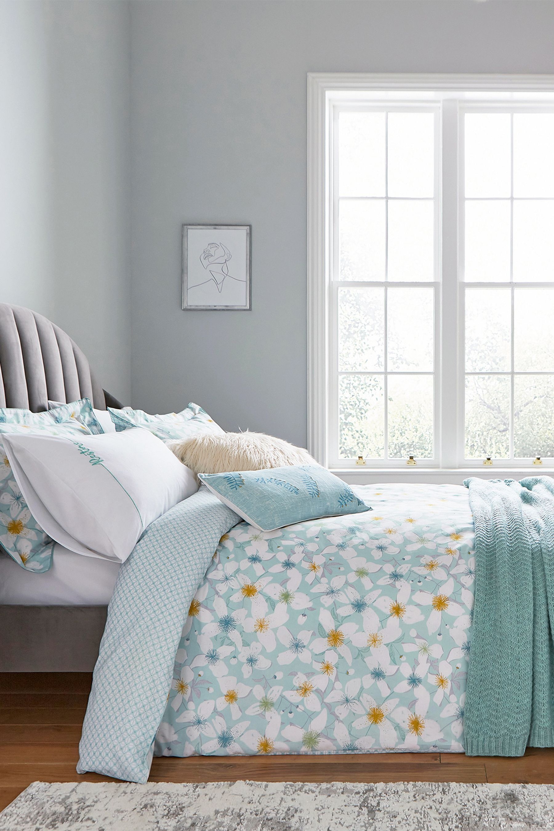 Katie Piper Cotton Restore Petal Duvet Cover And Pillowcase Set