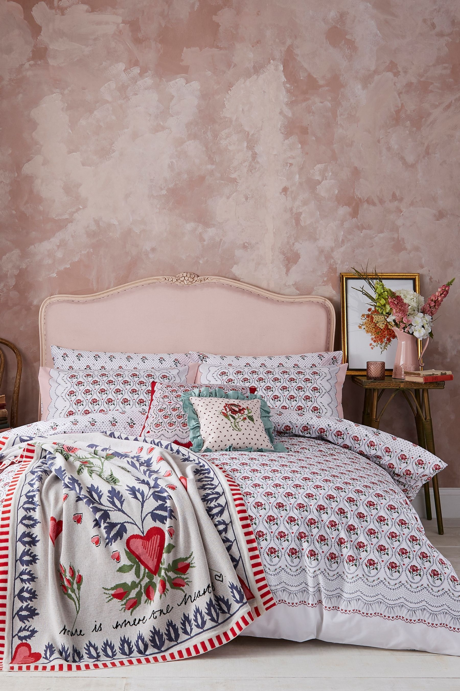 Cath Kidston Cherished Duvet Cover and Pillowcase Set