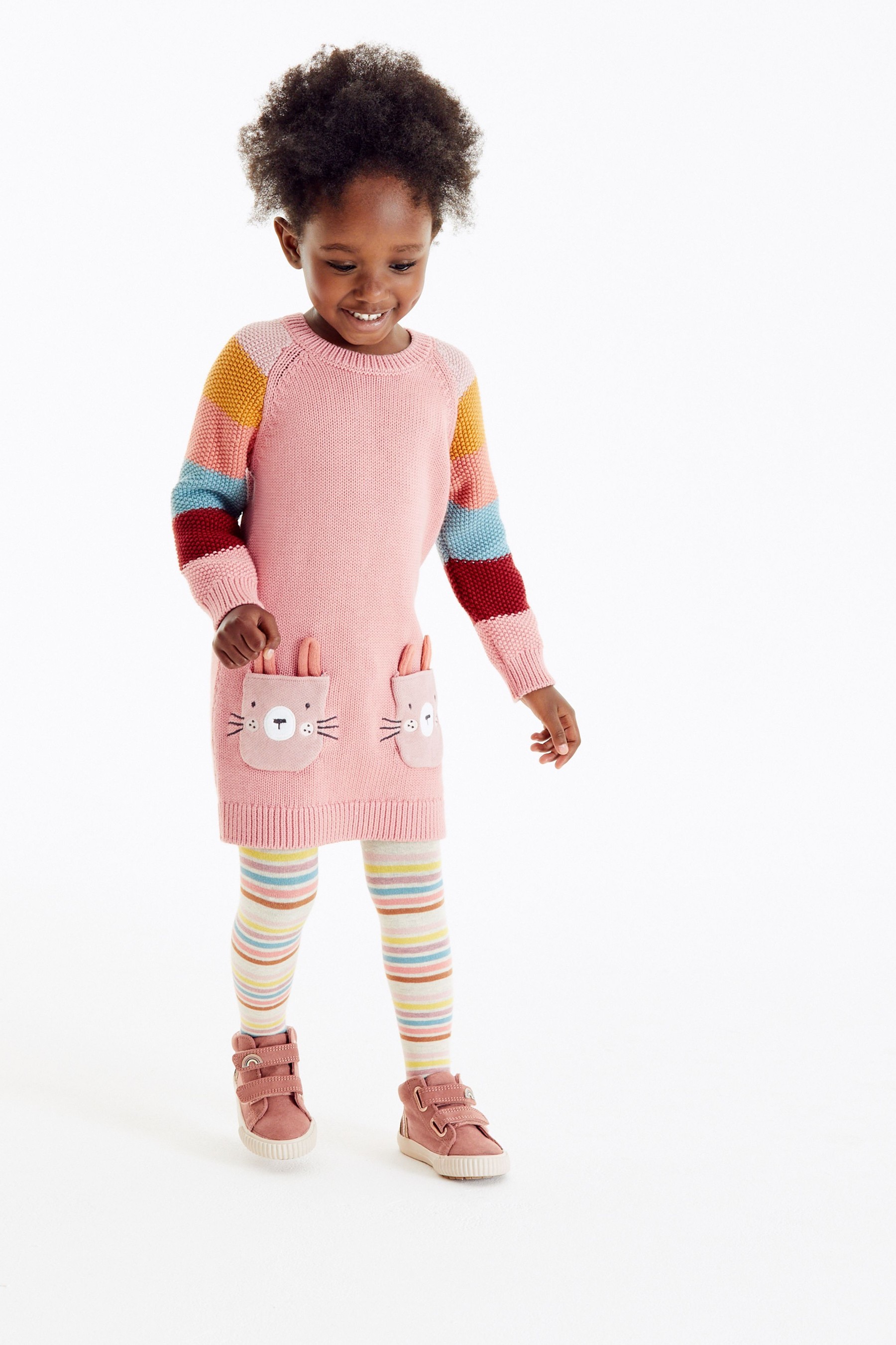 Jumper Dress & Tights Set (3mths-7yrs)