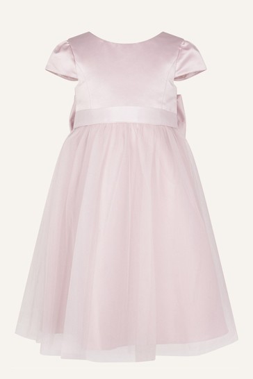 Monsoon Younger Girls Pink Tulle Bridesmaid Dress