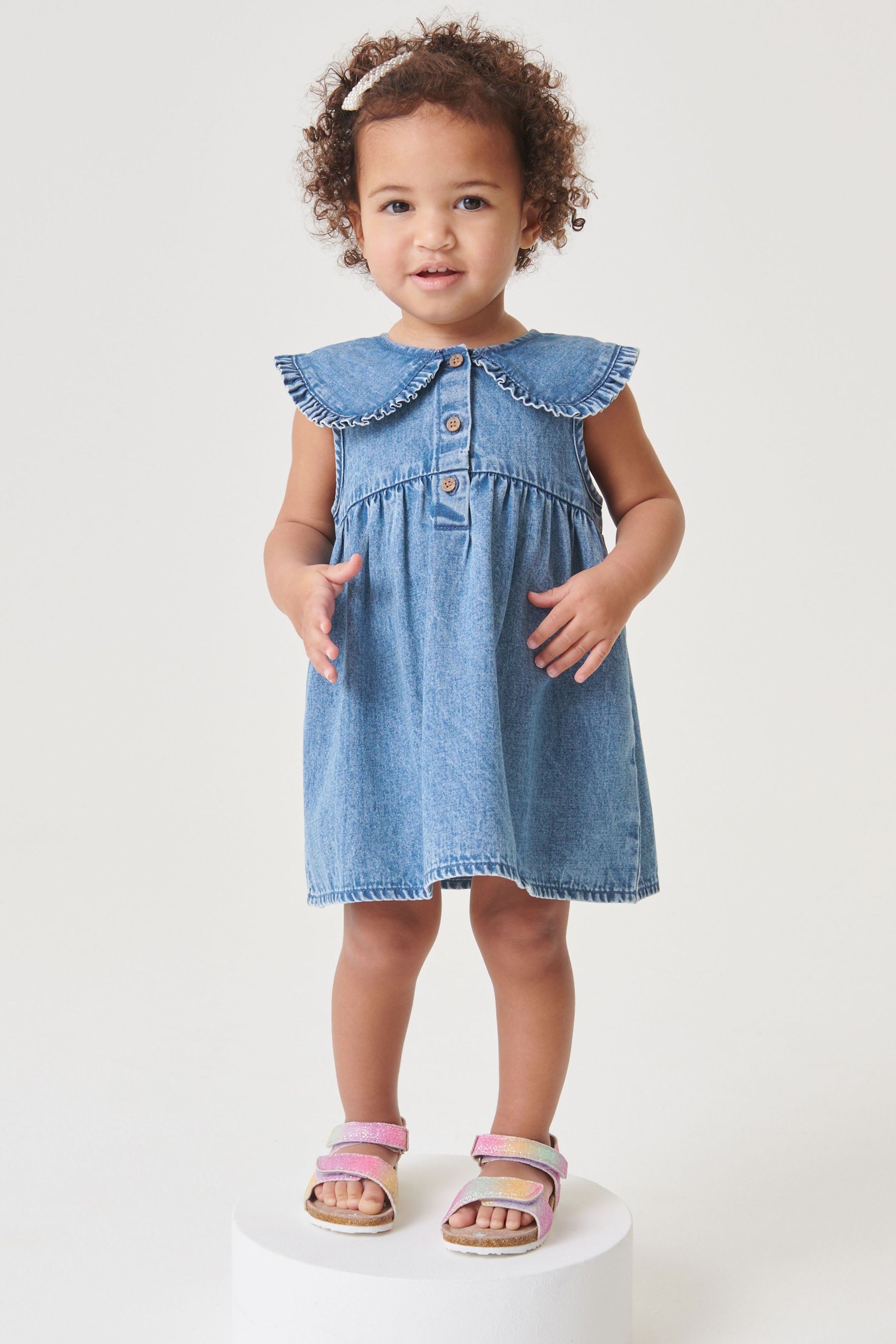 Sleeveless Collar Dress (3mths-8yrs)