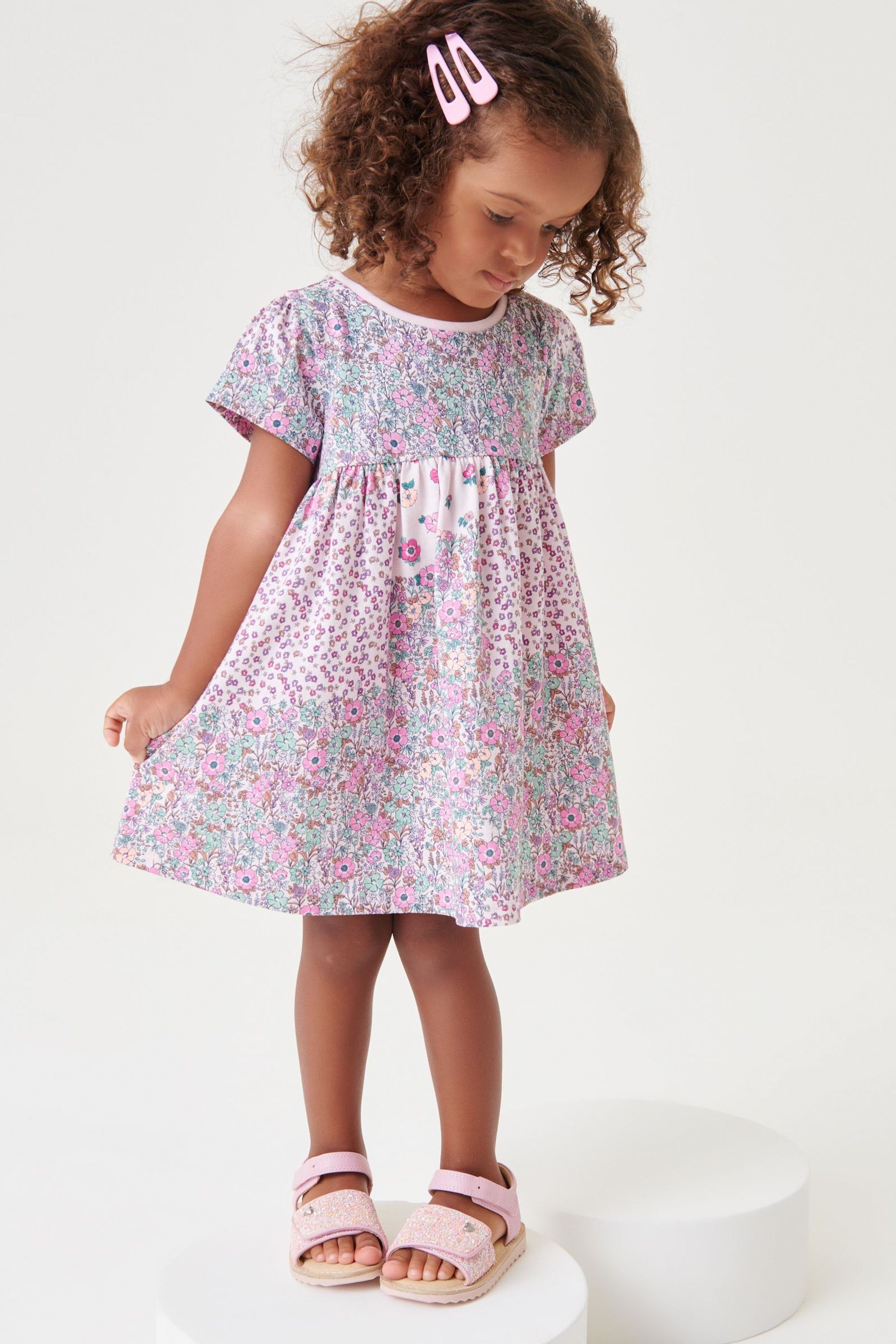 Short Sleeve Jersey Dress (3mths-7yrs)