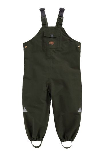 Töastie® Kids Olive Waterproof Dungarees