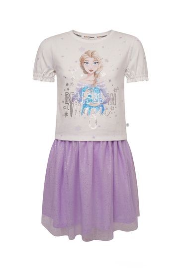 Brand Threads Disney Frozen Girls BCI Cotton Daywear Set Ages 4-8