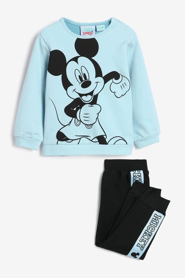 Disney Blue Mickey Mouse Sweatshirt And Joggers Set