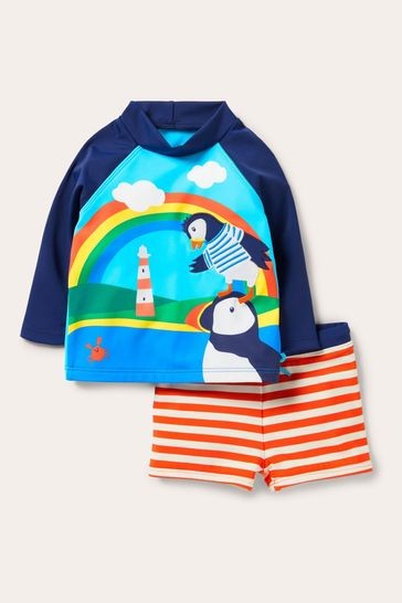 Boden Blue Rash Vest Set