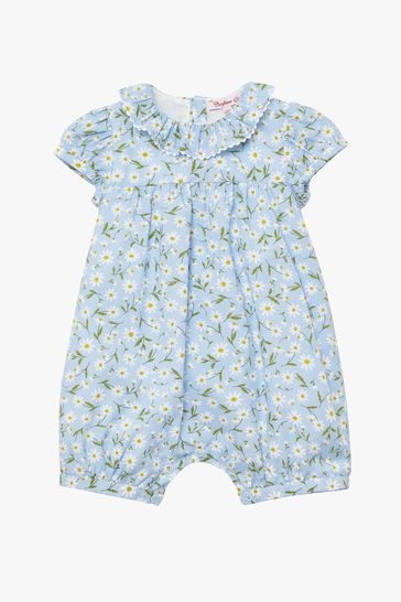 Trotters London Little Catherine Blue Daisy Romper