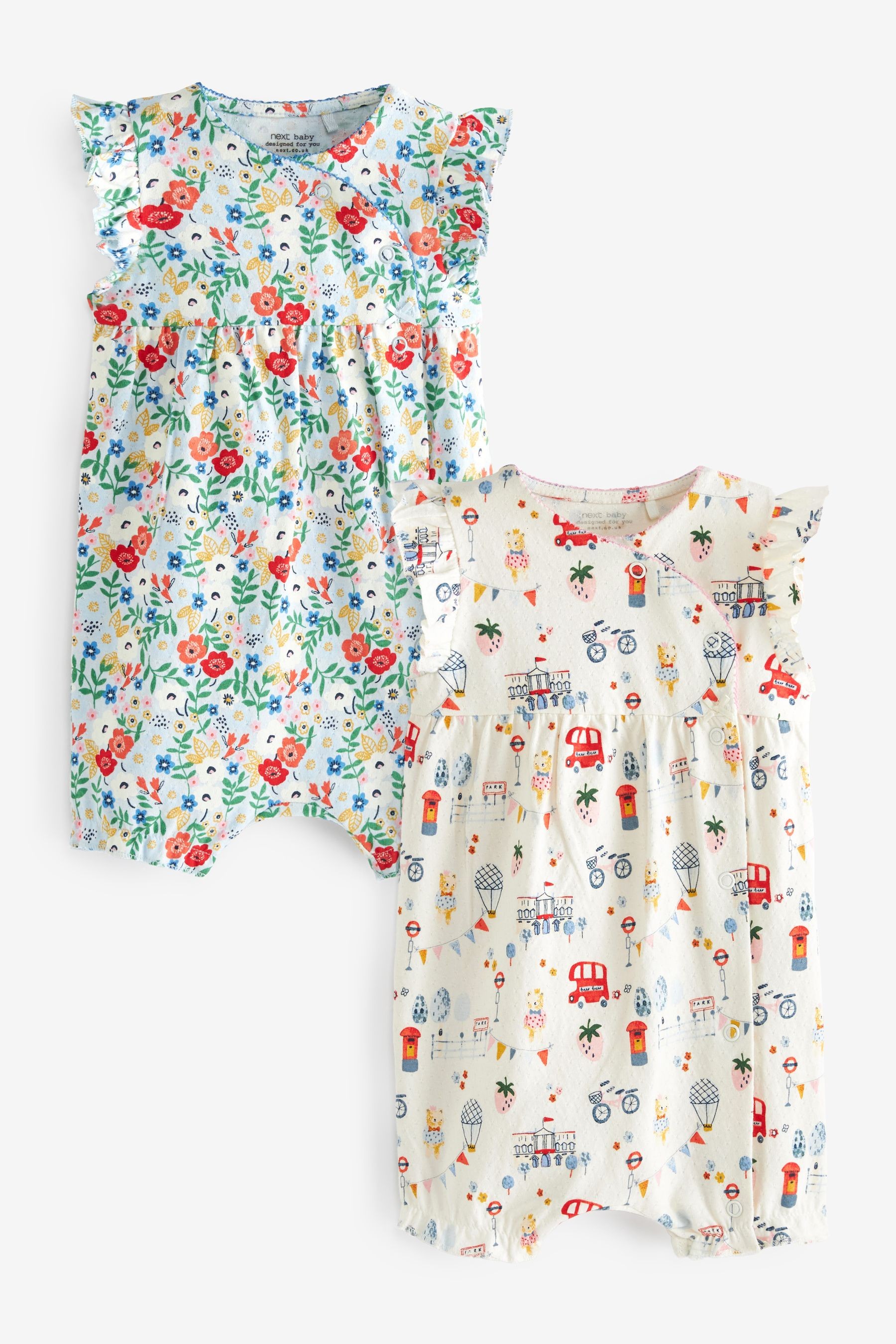 2 Pack Rompers (0mths-3yrs)