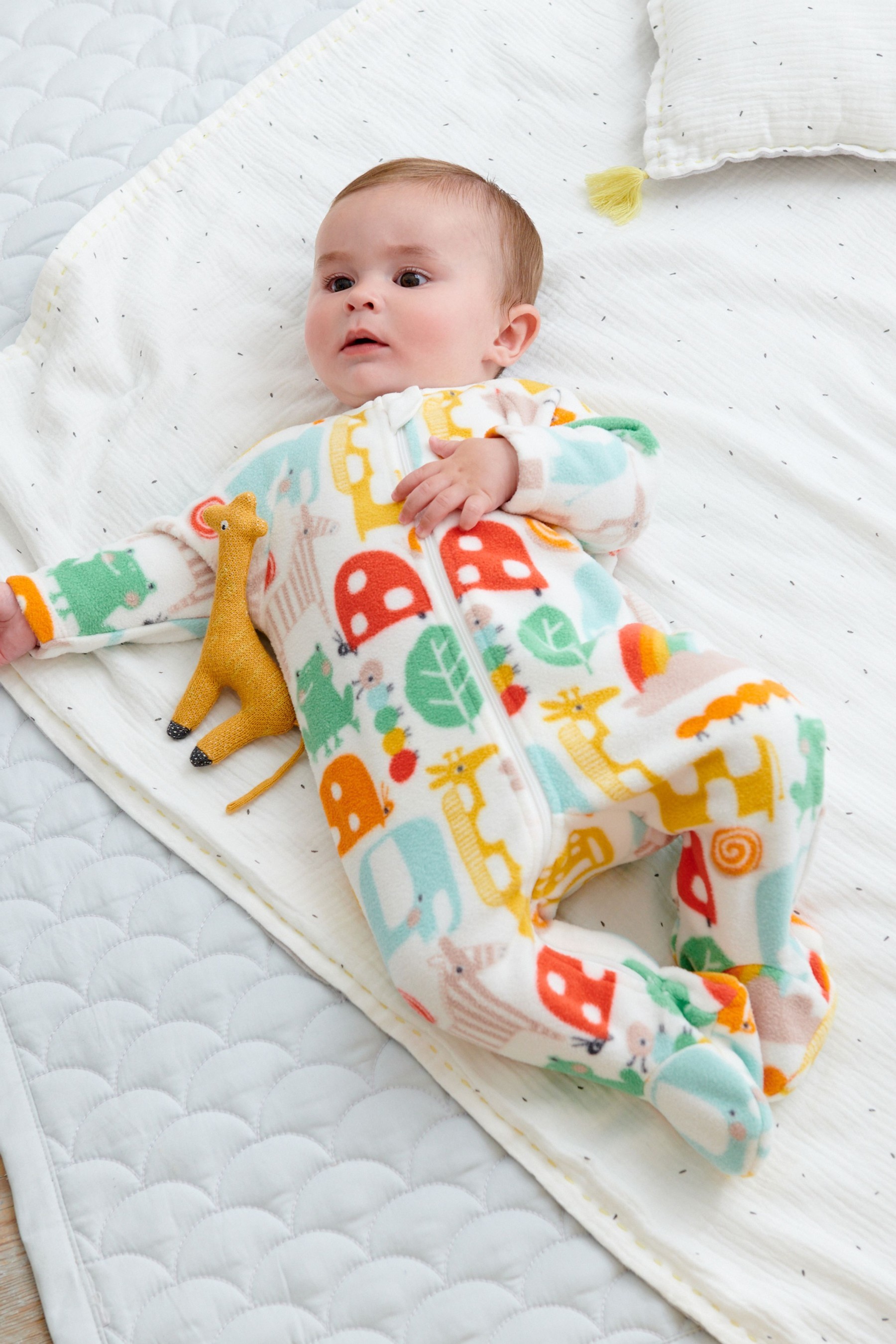 Fleece Baby Sleepsuit (0mths-3yrs)