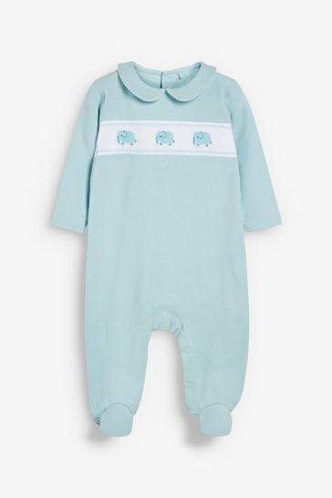 Smart Smock Detail Sleepsuit (0mths-2yrs)