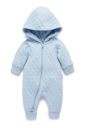 Purebaby Quilted Growsuit