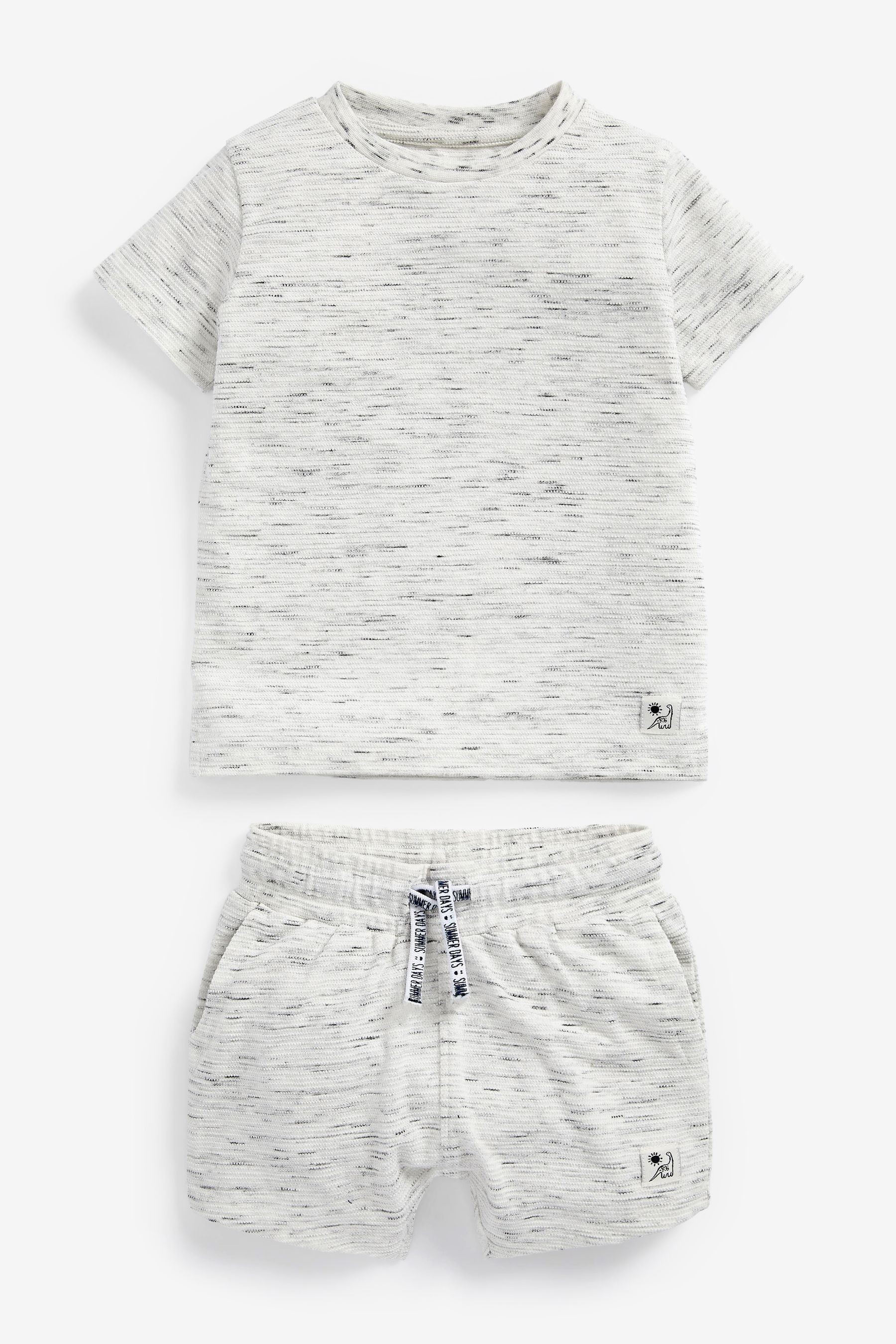 Textured T-Shirt and Short Set (3mths-7yrs)