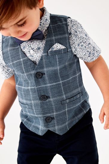 A21904s  Waistcoat & Shirt Set