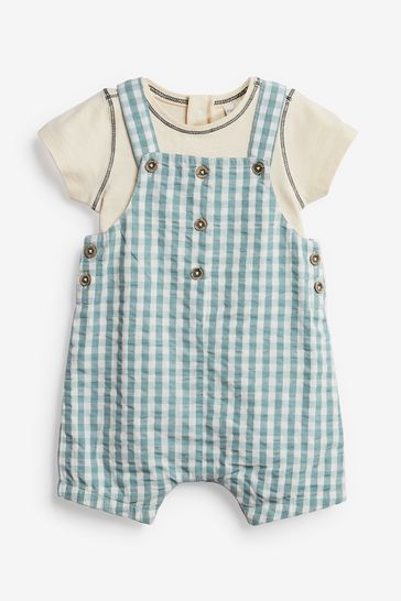 2 Piece Dungarees And Bodysuit Set (0mths-2yrs)