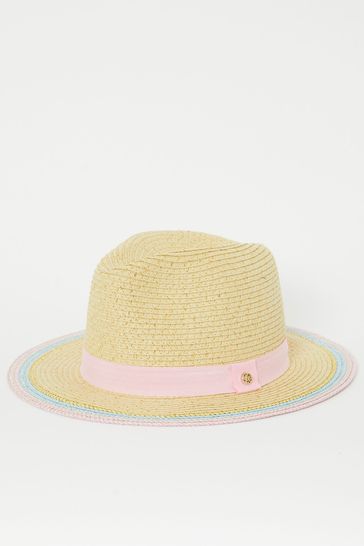 Lipsy Straw Fedora Hat Older