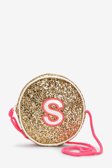 Initial Glitter Bag