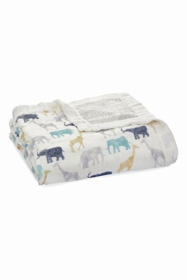 aden + anais Green Dream Silky Soft Expedition Blanket