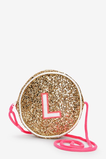 Initial Glitter Bag