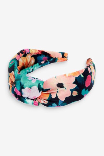 Baker by Ted Baker Navy Blue Floral Headband