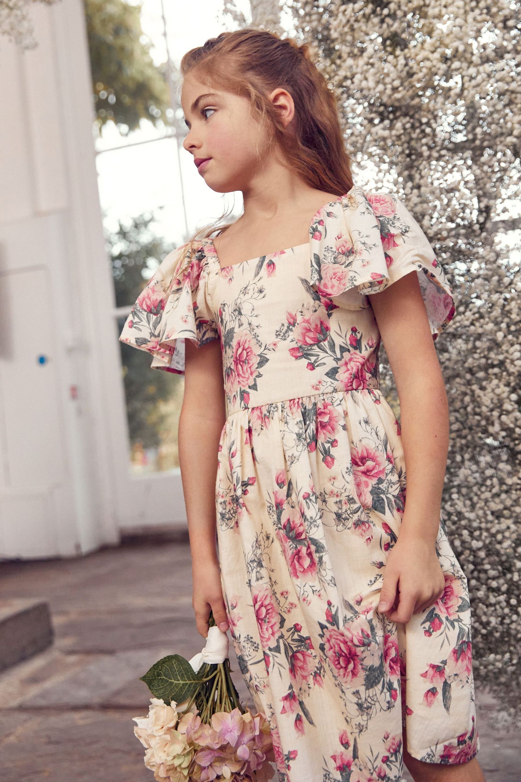 Angel Sleeve Dress (3-16yrs)