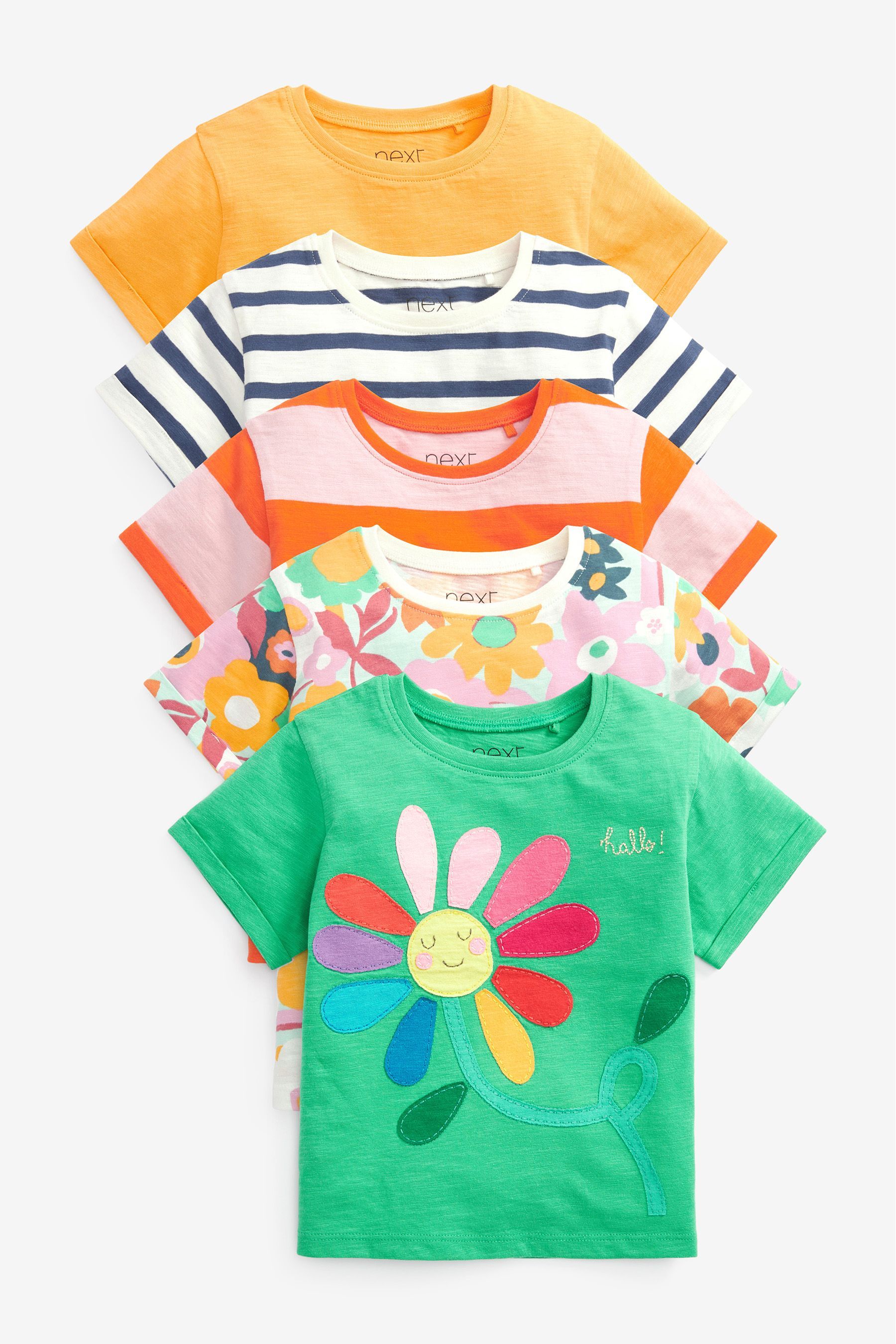 5 Pack T-Shirts (3mths-7yrs)