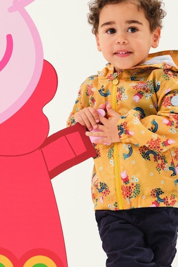 Regatta Peppa Pig™ Yellow Muddy Puddle Waterproof Jacket