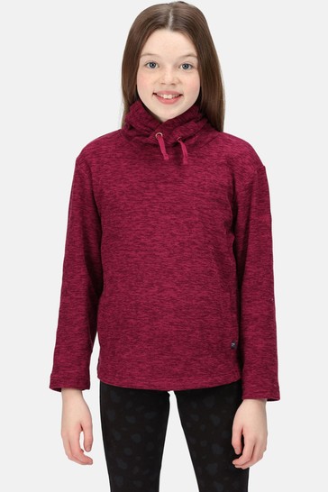 Regatta Pink Kacie Hooded Drawcord Fleece