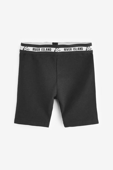 River Island Black Mg Mb Cycling Shorts