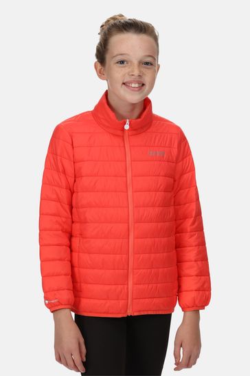 Regatta Junior Orange Hillpack Packaway Baffle Jacket