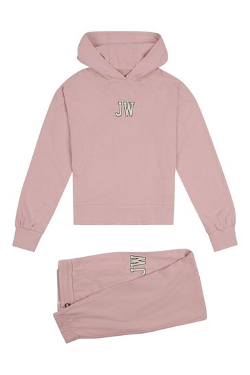 طقم هودي وجوجرز ليجر بينك من Jack Wills