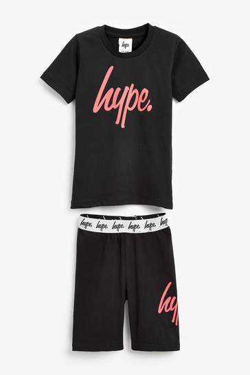 Hype. T-Shirt and Cycling Short Loungewear Set