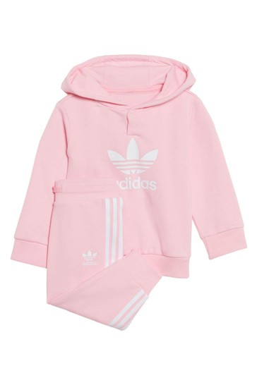 adidas originals Pink Infant Adicolor Trefoil Sets