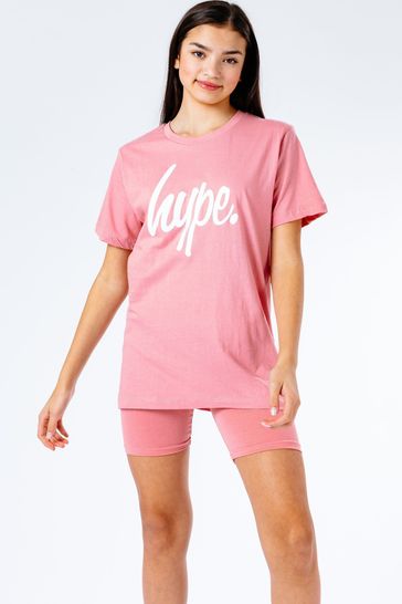 Hype. T-Shirt and Cycling Short Loungewear Set