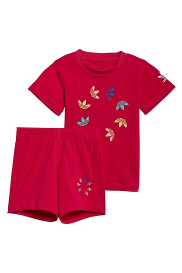 adidas Originals Infant Pink Adicolor Set