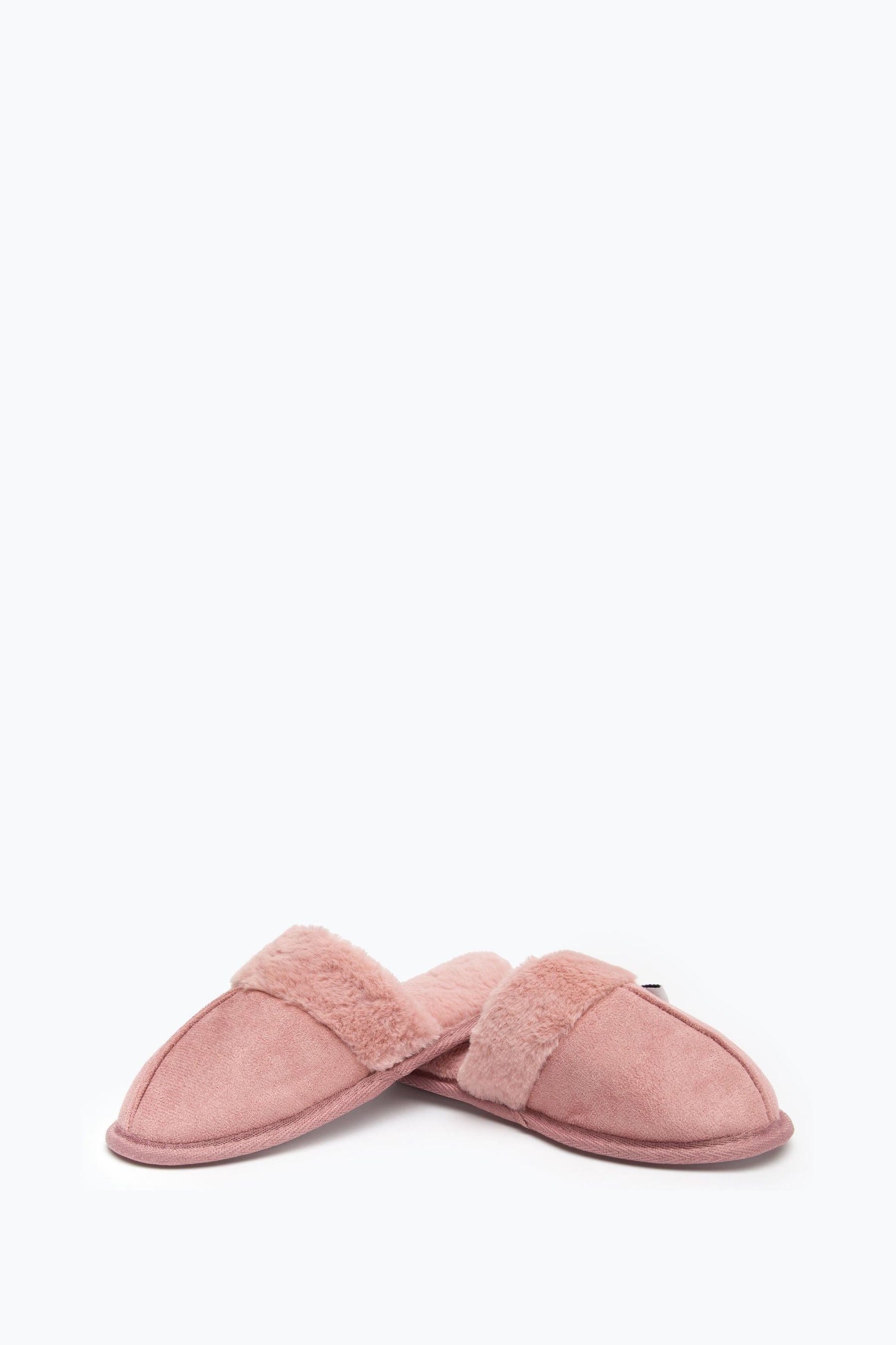 Hype. Girls Mule Faux-Fur Slippers