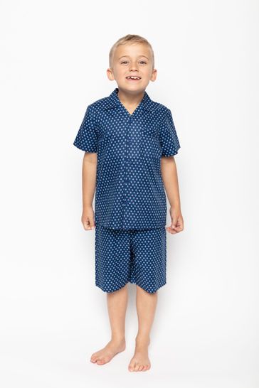 Cyberjammies George Mini Diamond Print Sleeveless Shorty Set