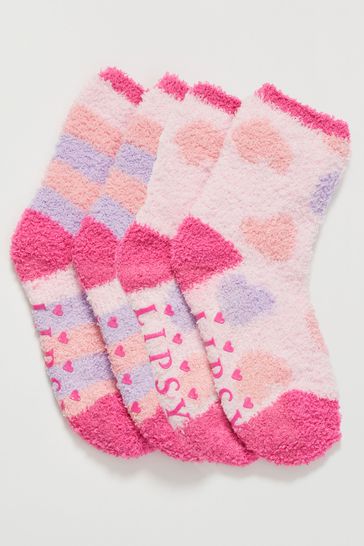 Lipsy 2 Pack Cosy Printed Socks