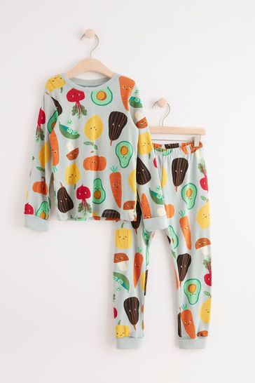 Lindex Kids Printed Top & Bottoms Co-Ord Set