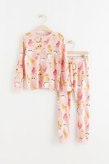 Lindex Kids Printed Top & Bottoms Co-Ord Set