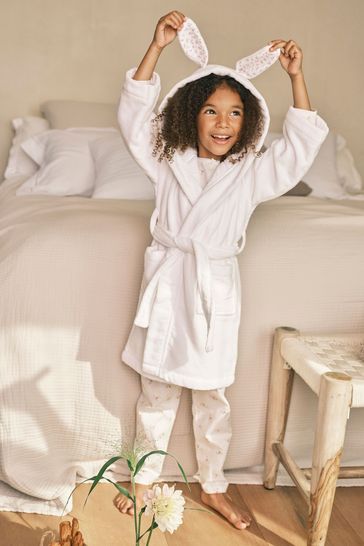 The White Company Bunny Velour Robe