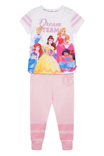 Brand Threads Disney Princesses Girls Pyjamas