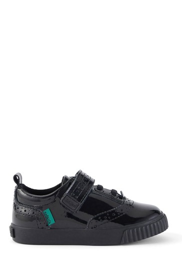 Kickers Infants Tovni Brogue Patent Leather Shoes